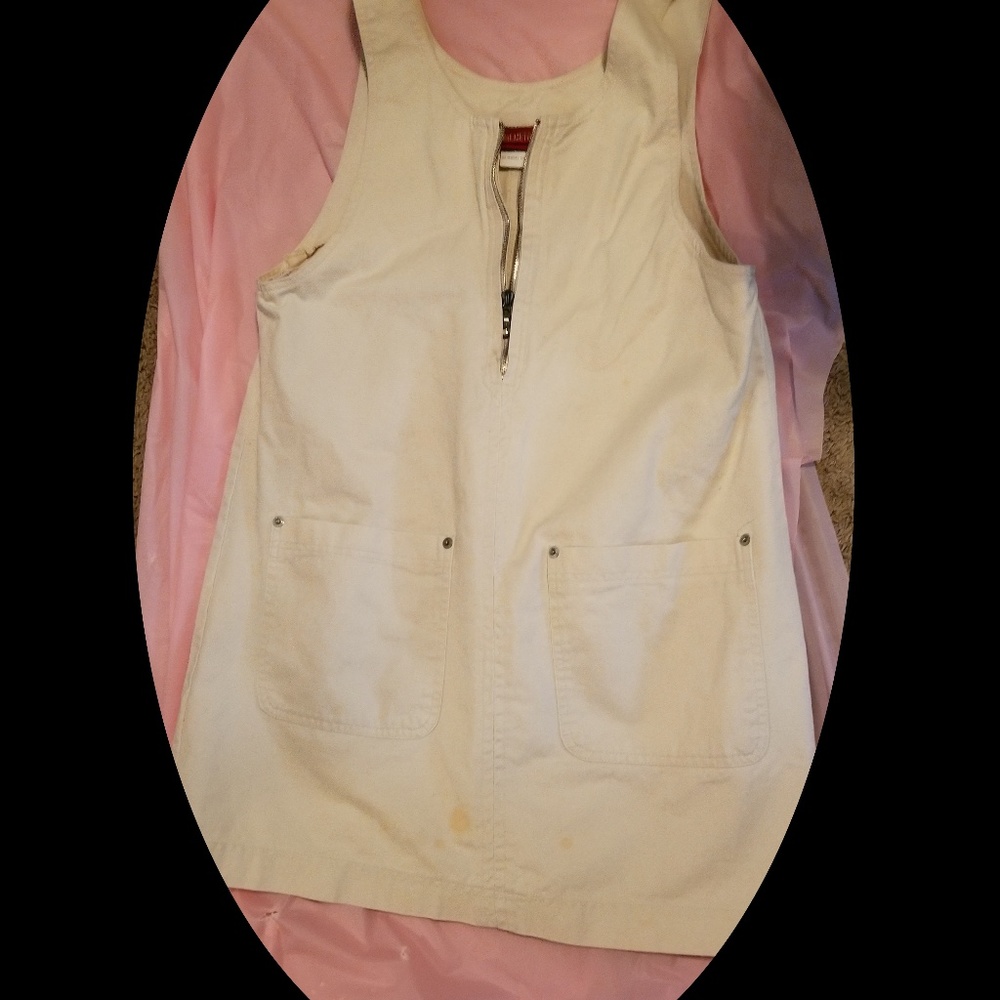 Khacky Sun dress with pockets! Never worn!
